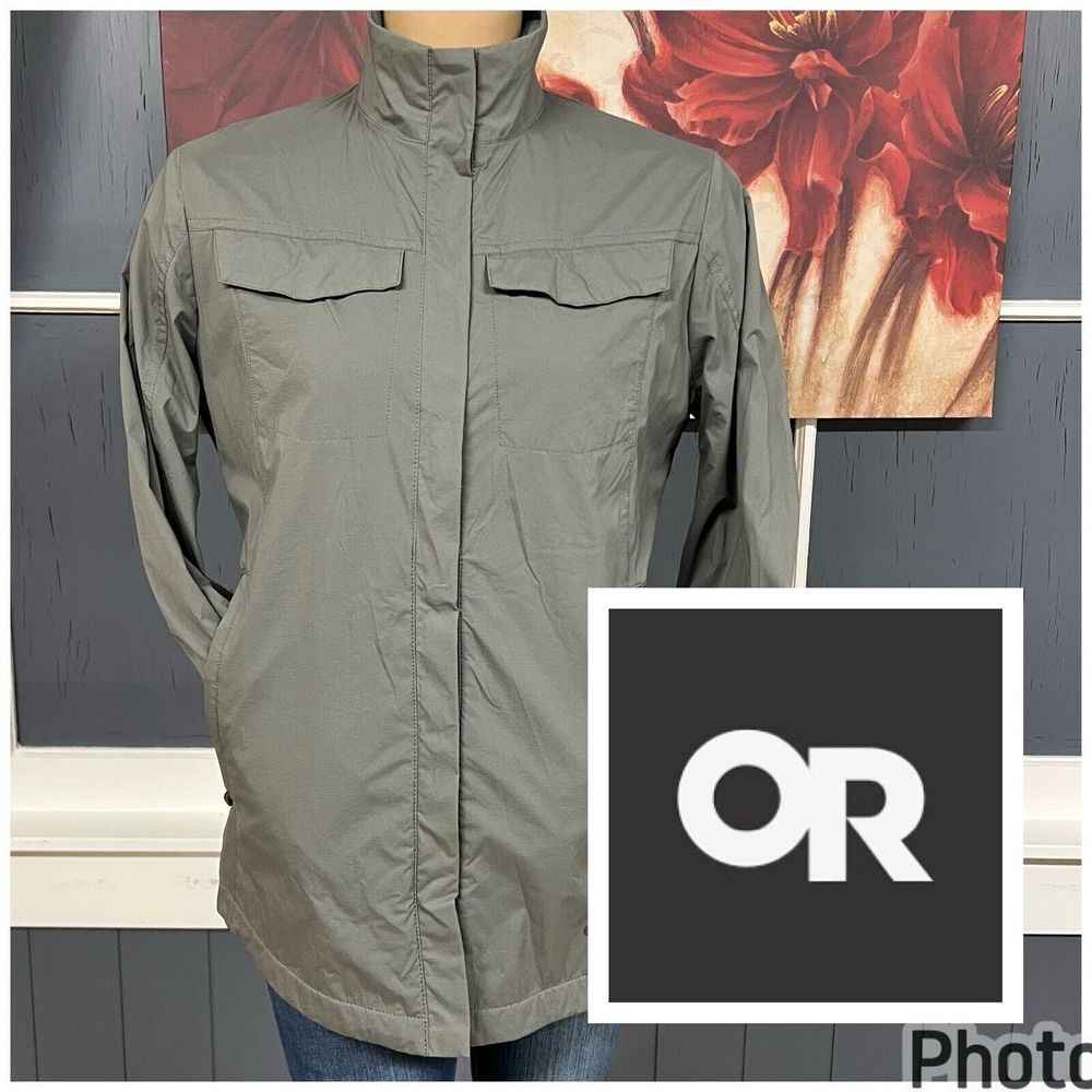 Outdoor Research Microlight Shirt Jacket Womens Medium Pertex Snap Button Up